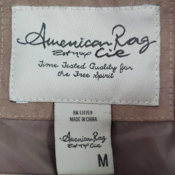 American Rag Tan Suede Jacket - Picture 3 of 3